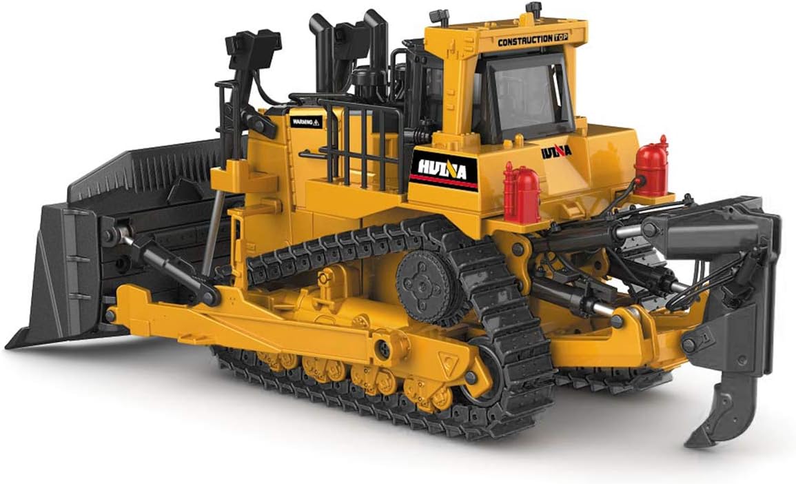 fisca 1/50 Diecast Bulldozer Model Metal Construction Vehicle Toy – Fun for Kids & Family - image 2