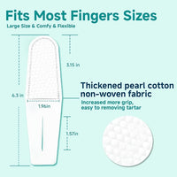 Pet Dental Finger Wipes for Dogs & Cats, Dog Teeth Cleaning Wipes Tooth Brushing Kit by Remove Plaque and Tartar & Freshens Breath Buildup No-Rinse Dog Finger Toothbrush Mint Flavor