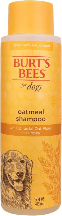 Burts Bees for Pets Oatmeal Dog Shampoo with Honey - Unscented / 16 Fl Oz (Pack of 1)