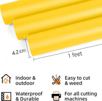 Prime Vinyl Permanent Vinyl - Matte Yellow / 10FT - image 3