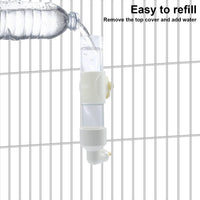 Bird Water Dispenser Parrot Waterer Automatic Bird Water Feeder - Small / White - image 3
