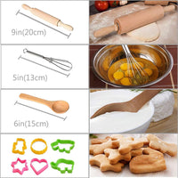 HmiL-U Chef Set for Kids, Hat, Utensils - Pink - image 3