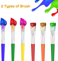 10Pcs Paint Brushes for Kids - Large - image 4