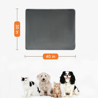 Waterproof Dog Blankets for Large Dogs 50"x60" Dark Grey – Essentials for Dogs - Pure Dark Grey / 30"x40" - image 2