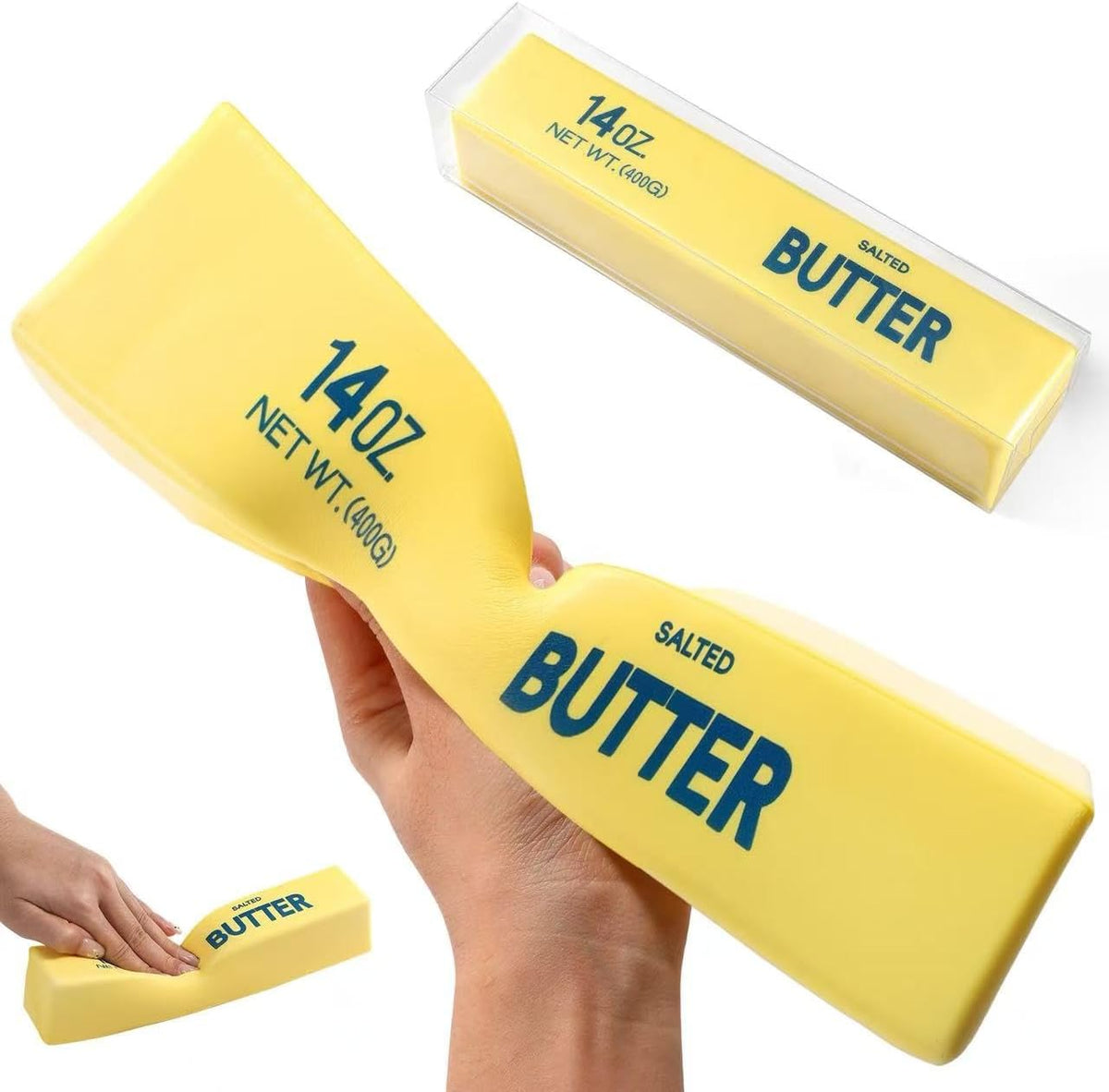 Big Butter Squishy, Giant Squishies Butter 14 OZ - Big-yllow Butter 1pack