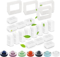 Lawfery Ceramic Cat Water Fountain - 16 Filters+4 Sponges