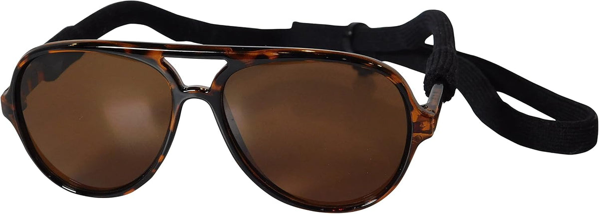 G010 Dog pet Costume Aviator Sunglasses for Medium Breeds – Essentials for Dogs - Tortoise brown / uv400 - image 4