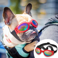QUMY Dog Sunglasses Dog Goggles for Medium Large Breed Dogs Eye - Red - image 3