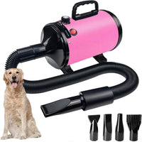 Dog Dryer for Pet Grooming, High-Velocity Force Blow Dryer – Essentials for Dogs - Pink