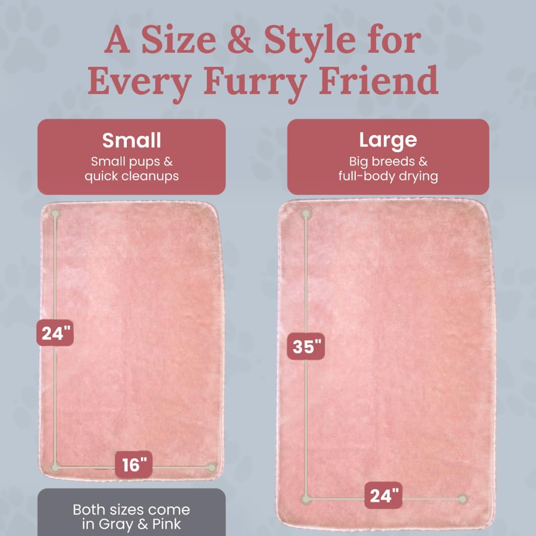 Dog Drying Towel for Dogs - Orange / Large - image 2