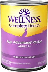 Wellness Complete Health Natural Wet Canned Dog Food, Age Advantage Chicken & Sweet Potato, 12.5-Ounce Can (Pack of 12)