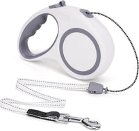 Retractable Dog Leash 20 FT Cord for Small Medium Dogs up to – Essentials for Dogs - White