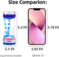 Oneshow 3 Pack Liquid Motion Bubbler Oil Hourglass Sensory Toys - 10 Colors 10 Pack - image 4
