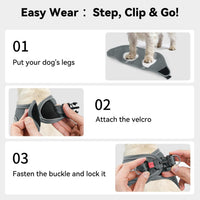 Joytale Step-in Dog Harness, Soft Breathable Mesh, Black S – Essentials for Dogs - XL--Chest: 21.5-24'' / Gray - image 3