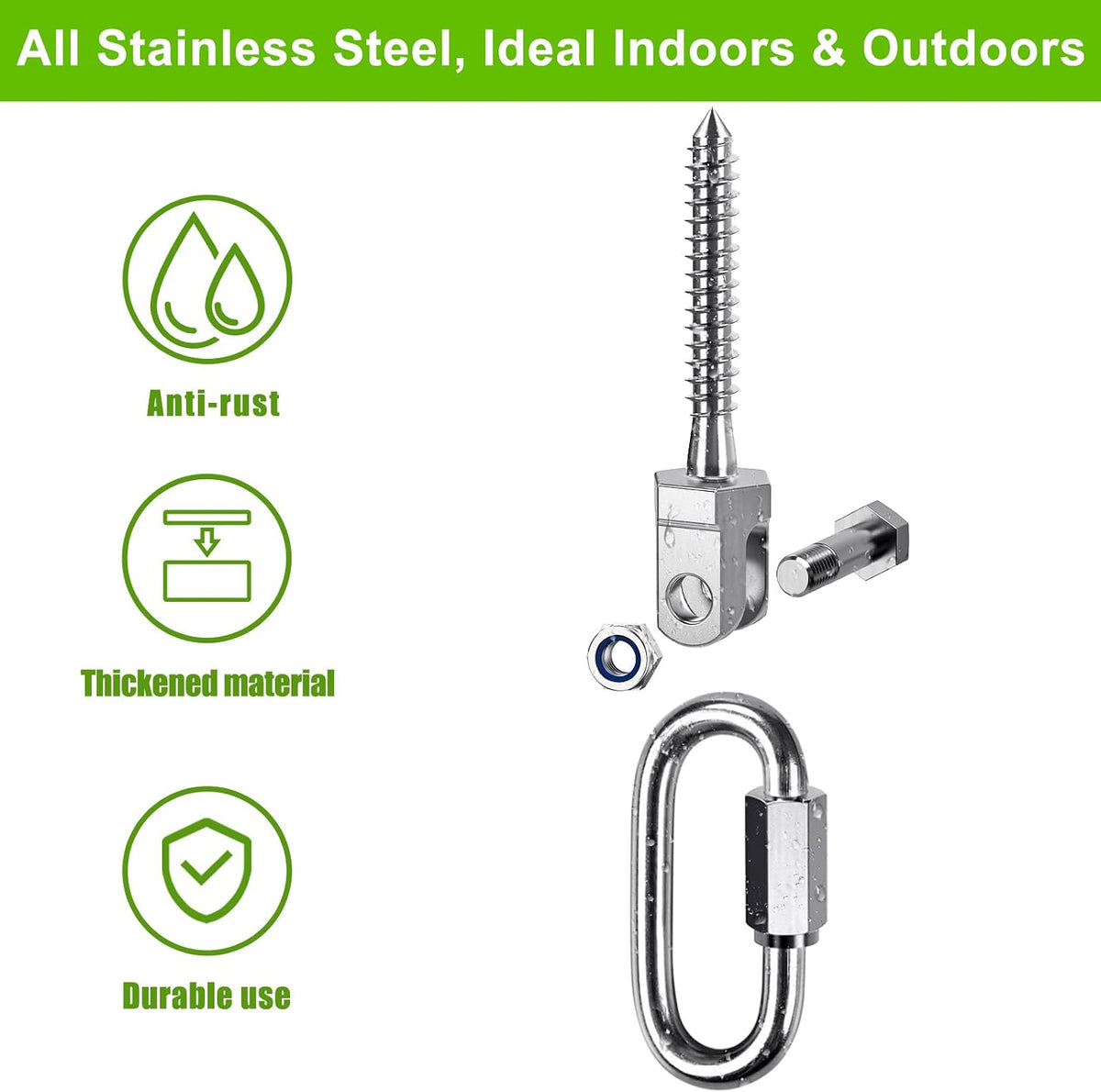 SELEWARE Heavy Duty Swing Hanger - O (5 Inch, 6 Pack) - image 4