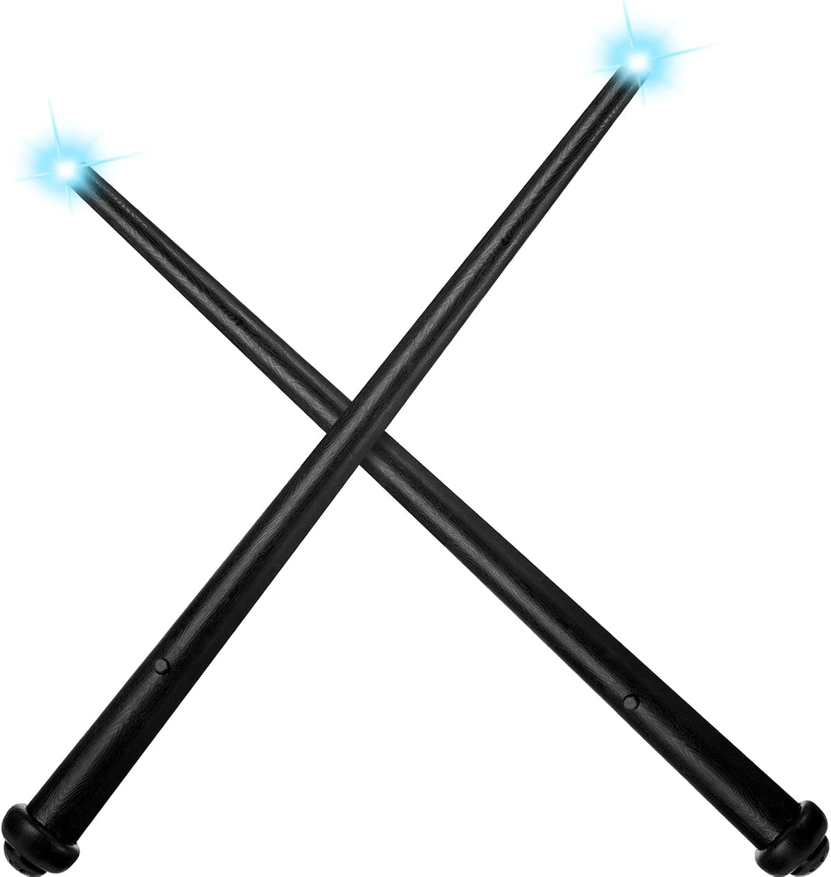 Gejoy 2 Pcs Magic Wand for Kid Light up with Sound - Black