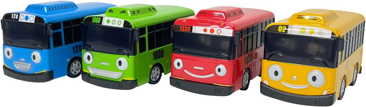 Tayo Gani Lani Rogi - The Little Bus Tayo Special Metal Vehicles Set 4pcs – Fun for Kids & Family - image 2