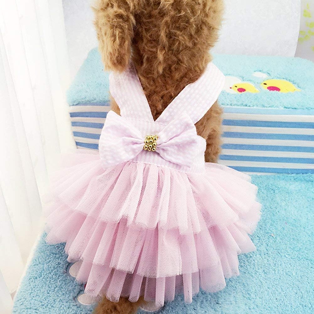 Dog Dresses, Fashion Pet Dog Clothes - Pink(1pack) / Small