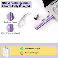 Cat Toys, Rechargeable, Interactive USB Chase Toy for Cats & Kittens – Essentials for Cats - Purple 1pcs - image 2