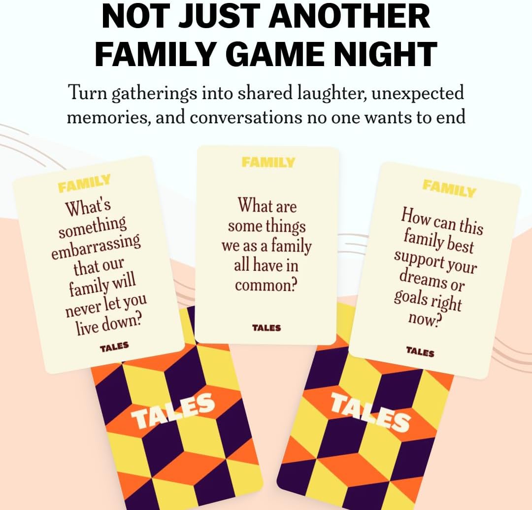 TALES 150 Conversation Cards, Create Meaningful Connections - Family Edition - image 3