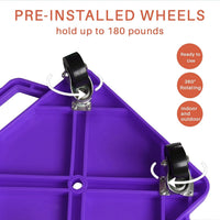 Romrex 2 pack floor scooter boards with handles, ring and beanbags - view 8