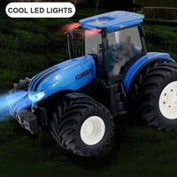 KNACKTOYZ remote control farm tractor with dual rotary swath windrower, 1/24 scale - view 4