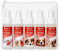 Pet Cologne, Long Lasting Scented Dog & Cat Deodorizing Spray - Holiday Variety Pack