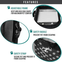 PetAmi Dog Purse Carrier for Small Dogs, Airline Approved Soft Sided Pet Carrier with Pockets, Ventilated Dog Carrying Bag for Puppy Cat, Dog Travel Supplies Bag, Sherpa Bed, Max 12 lbs, Polka Dot