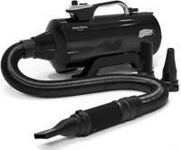 shernbao Dog Dryer High Velocity Professional Dog Pet Grooming Hair Drying Force Dryer Blower 6.0HP (DHD-2400T) (6.0HP, Jet Black)