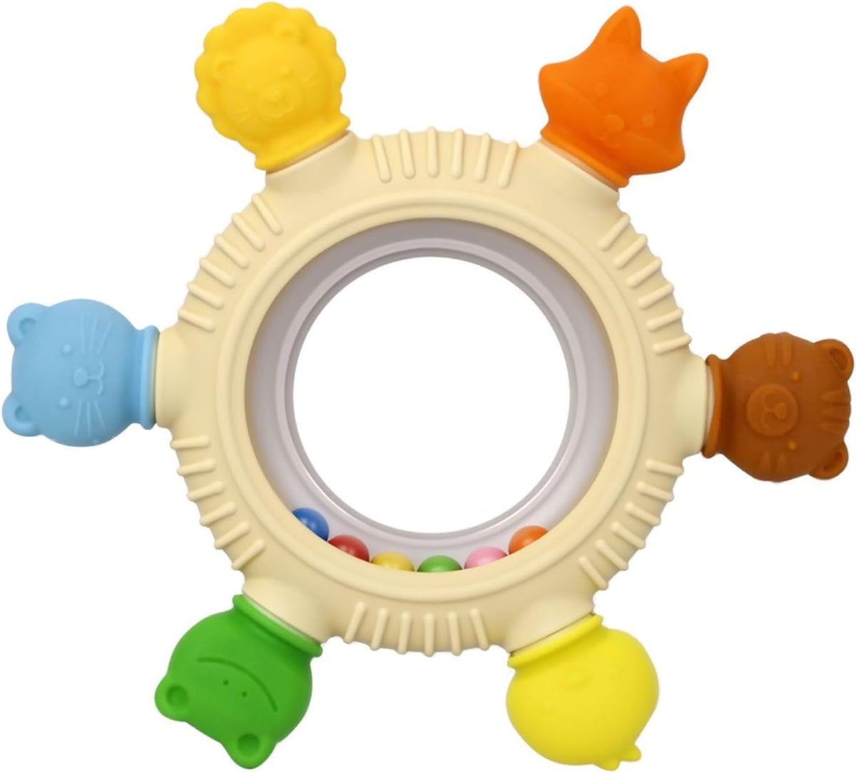 Baby Teething Toys Silicone Teethers BPA Free Silicone Rudder - Animals