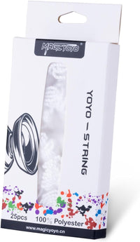 MAGICYOYO 100% Polyester Professional Yoyo Strings for Responsive - Glow White