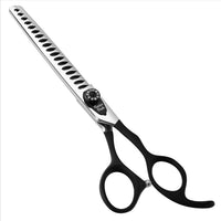 7.0'' Professional Dog Grooming Scissors Set with Black Non-Slip - Chunker Shear / 8.0''