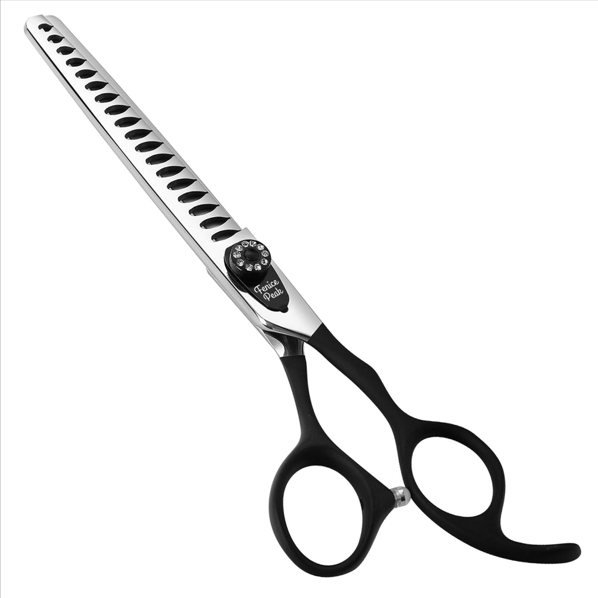 7.0'' Professional Dog Grooming Scissors Set with Black Non-Slip - Chunker Shear / 8.0''