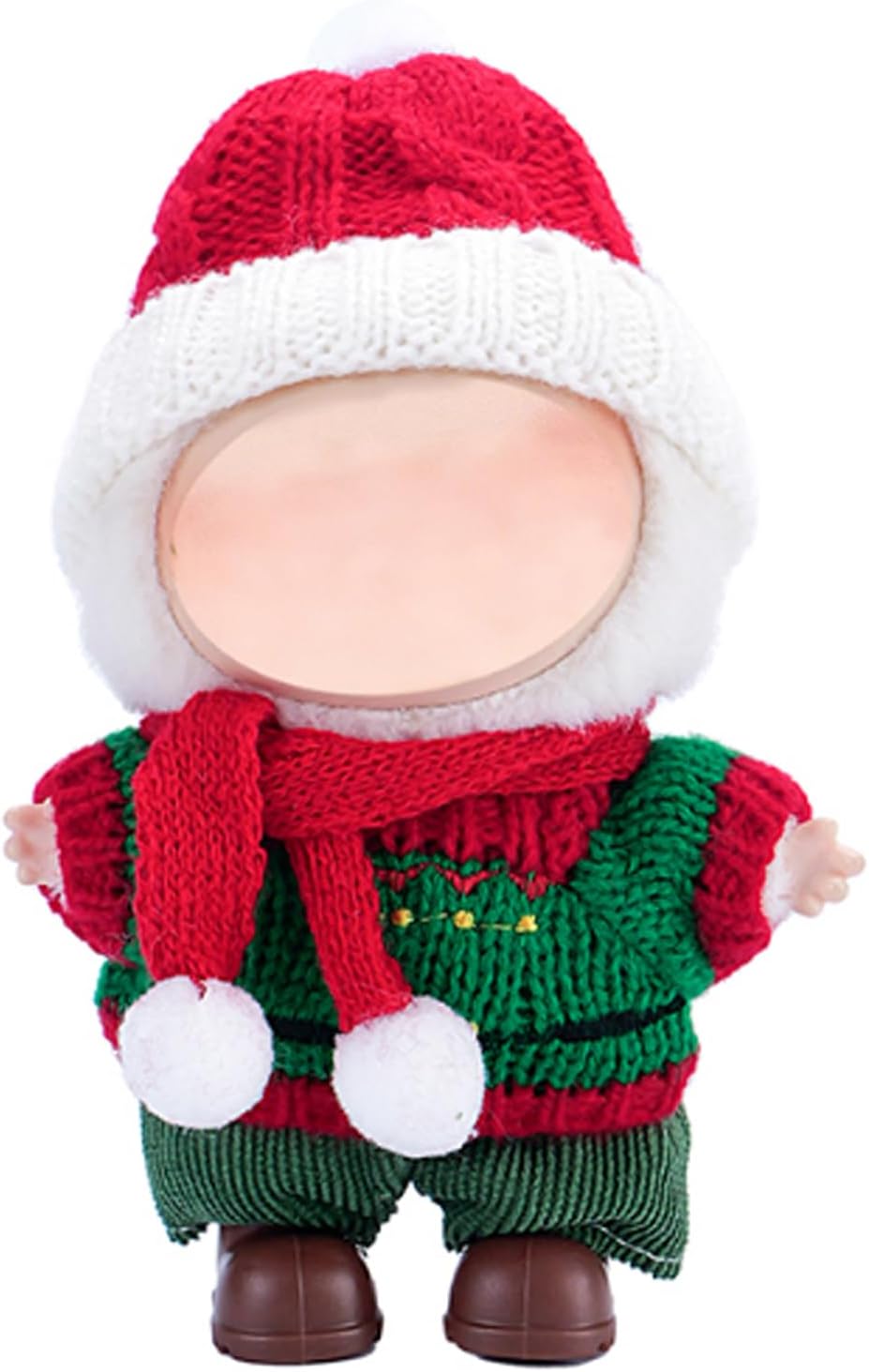 17cm Doll Clothes, Cute Dolls Outfit Accessories with Sweater + Denim Jeans + Pants, Small Kawaii - Style 26