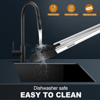 Kitchen Tongs with Silicone Tips, Heat Resistant 600 Degrees All Metal handle Locking Tongs For Cooking with Rubber Tips, Heavy Duty Stainless steel Food Tongs, Set of 3-7" 9" & 12" Black