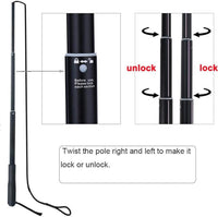 ASOCEA Dog Extendable Teaser Wand Pet Flirt Stick Pole Puppy Chasing - Black - image 3