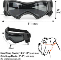 Dog Sunglasses for Extra Small Breed UV Protection Windproof XS Dog - Medium / Black - image 4