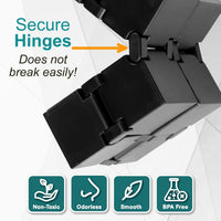 Infinity Cube Fidget Toys for Kids - Black / 1.5 x 1.5 Inches - image 4