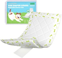 Jollywoods Dog Diaper Liners 150Pcs - Regular-100Count