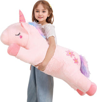 32inch Cute Giant Pink Unicorn Plush, Jumbo Soft Body Pillow Pet - 40 Inch Unicorn / 40 inch