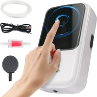 Rechargeable Aerator Portable Fish Bait Bucket Aquarium Air Pump – Essentials for Fish - 4000mAh touchscreen