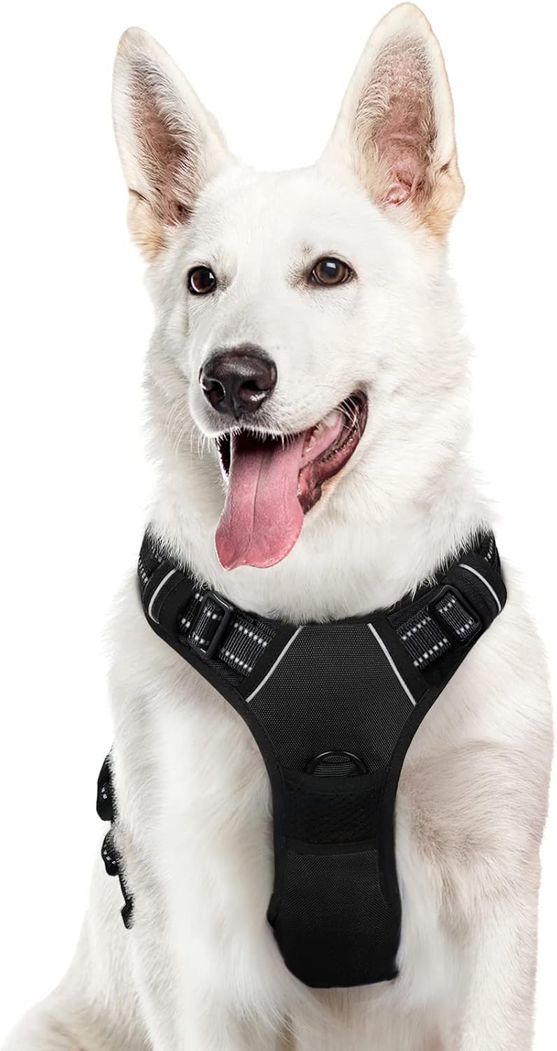 Eagloo Dog Harness for Large Dogs - X-large / Black