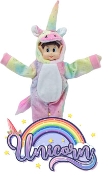 Fayelfland unicorn couture outfit for 12 inch elf dolls in pink - view 8