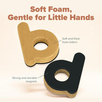 inamio Pastel Foam Magnetic Letters AND Numbers for Toddlers - 2 boxes - 263pcs - image 4