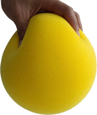 Ganjiang 7 inch silent foam ball, uncoated sponge kickball for indoor play in orange - view 6