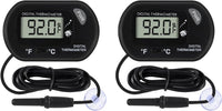 4Pcs Aquarium Thermometer Fish Tank Thermometer Reptile Fahrenheit - 2PCS