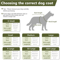 Dog Winter Coat,Warm Fleece Lined Dog Jacket with Leash Hole & Hood – Essentials for Dogs - Green / Large - image 3