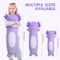 Dalmao 36" Cat Stuffed Animal - Purple Axolotl / 22 inch - image 3