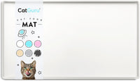 CatGuru Premium Cat Food Mat - 24"L x 14"W / Marshmallow