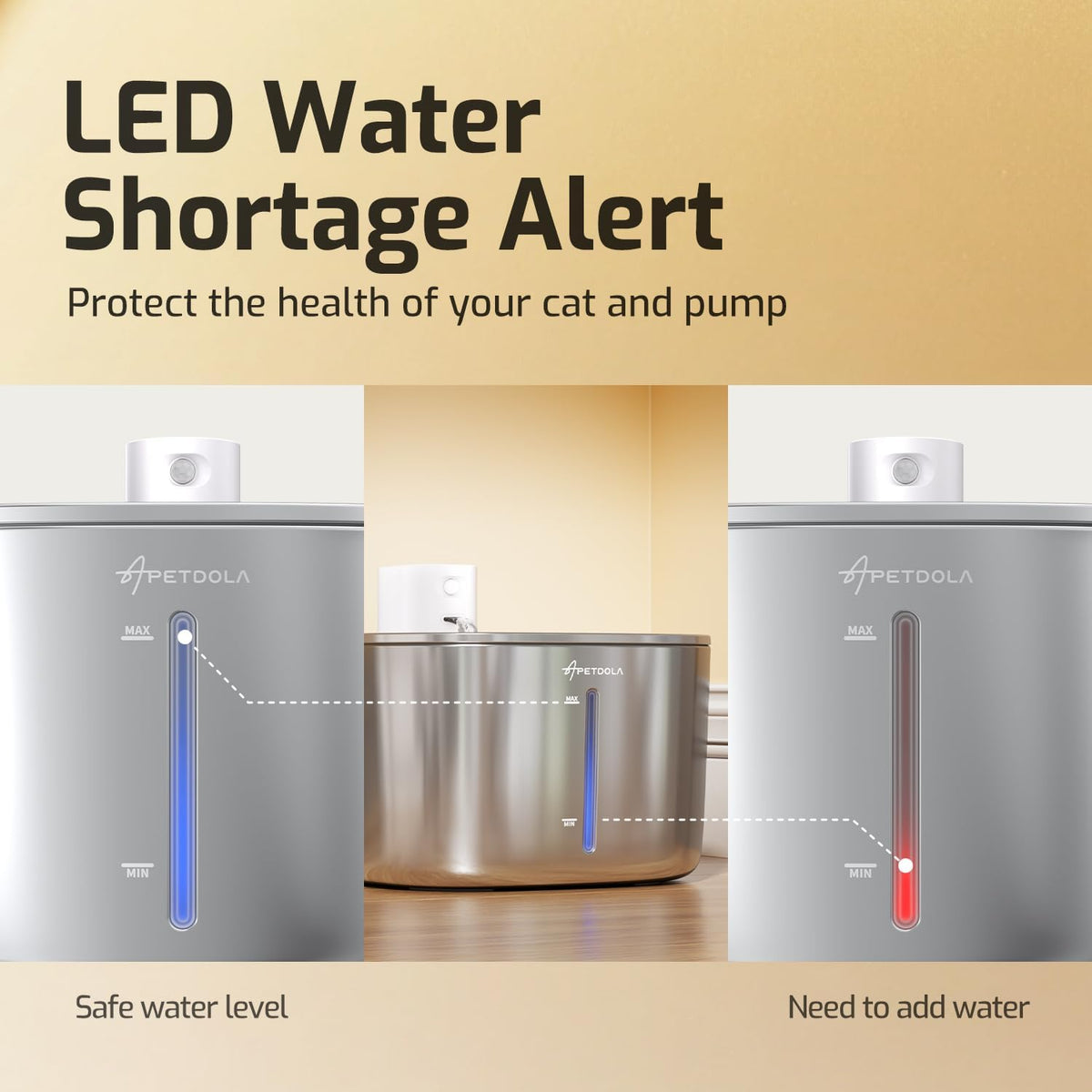 Wireless Cat Water Fountain Filter - White Cat Fountain+5 Set Filters - image 4